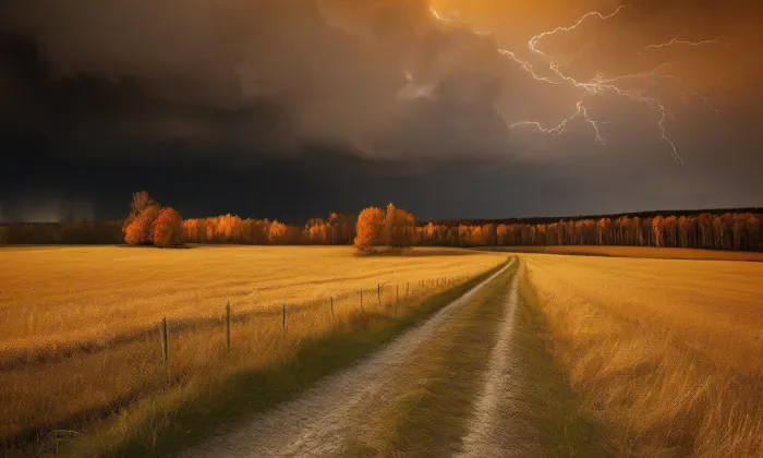 kostel svatého Václava (Konojedy) – autumn