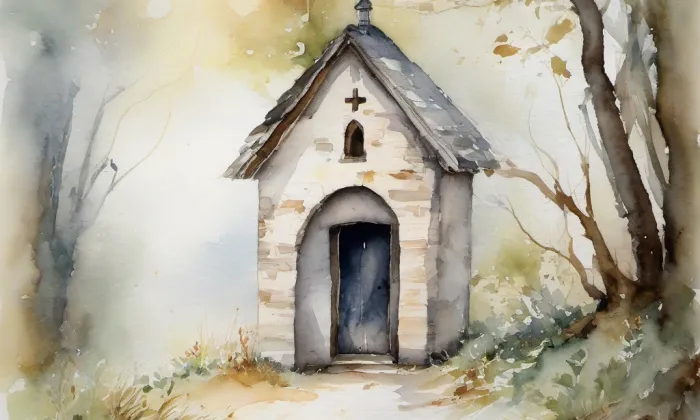 kostel svatého Václava (Lanškroun) – akvarel