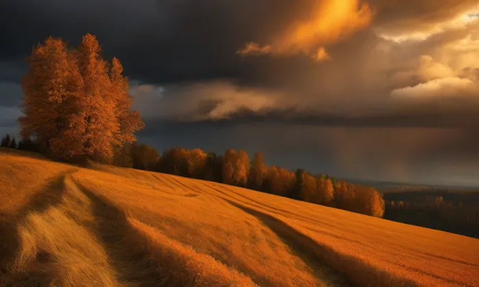 kostel svatého Václava (Letohrad) – autumn