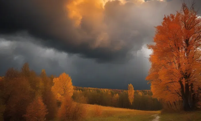 Kostel svatého Václava (Nové Sedlo) – autumn