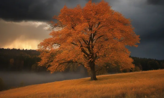 Kostel svatého Václava (Radíčeves) – autumn
