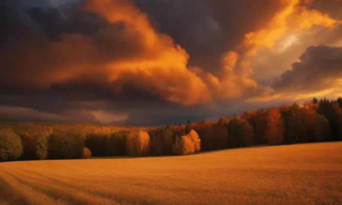Kostel svatého Václava (Sazovice) – autumn