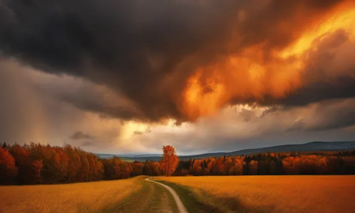 kostel svatého Václava (Světlá nad Sázavou) – autumn