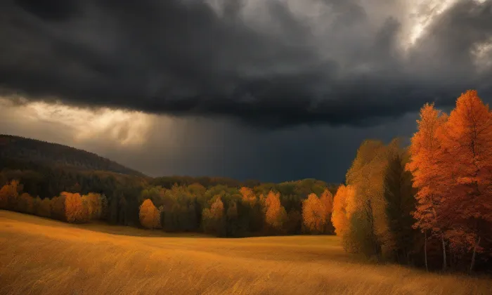 Kostel svatého Václava v Dolních Bojanovicích – autumn