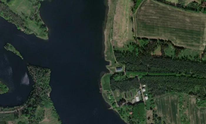 Kostel svatého Víta (Horní Paseka) – letecký pohled