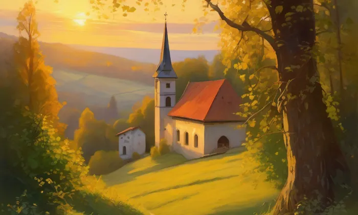 Kostel svatého Víta (Horní Paseka) – summer