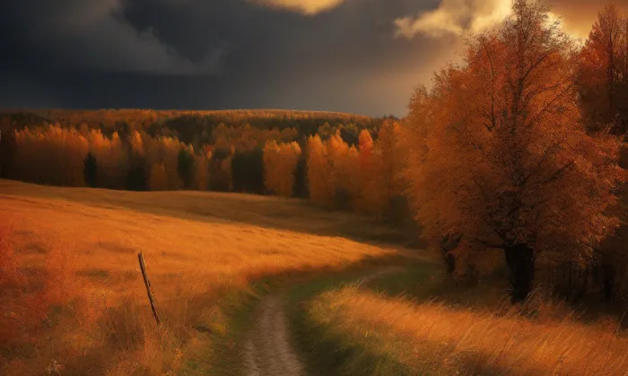 kostel svatého Vavřince (Řečkovice) – autumn