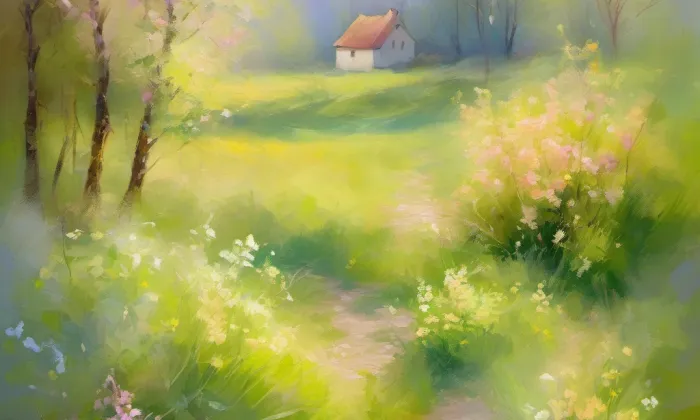 Kostel svatého Vavřince (Havraň) – spring