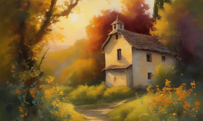 Kostel svatého Vavřince (Horní Blatná) – summer