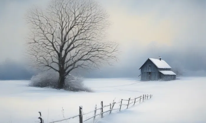 kostel svatého Vavřince (Horní Bojanovice) – winter