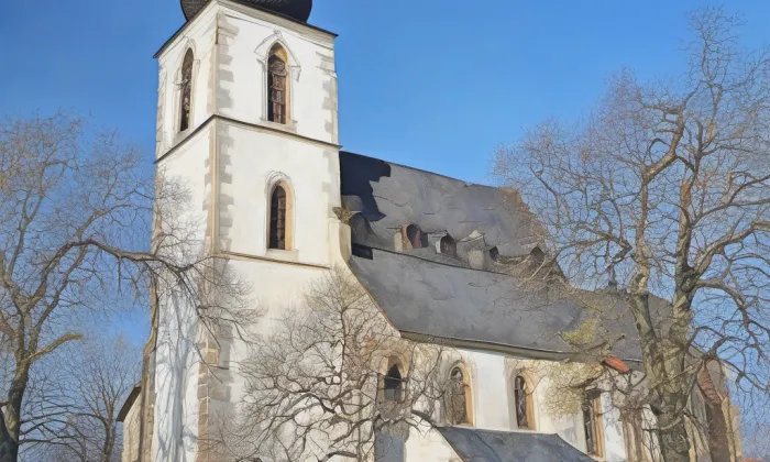 Kostel svatého Vavřince (Kaňk) – historical