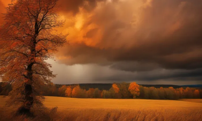 kostel svatého Vavřince (Klobouky u Brna) – autumn