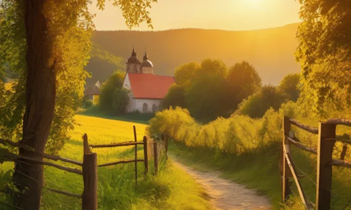 kostel svatého Vavřince (Klobouky u Brna) – summer