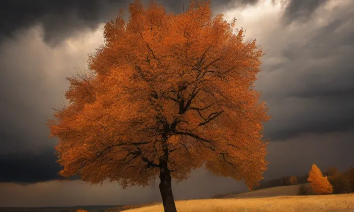 kostel svatého Vavřince (Nezabudice) – autumn