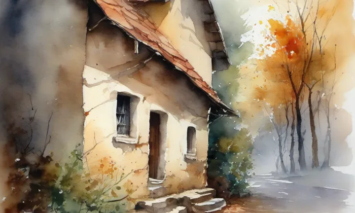 Kostel svatého Vavřince (Přerov I-Město) – akvarel