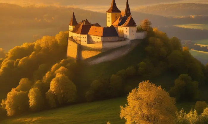 Kostel svatého Vavřince (Prácheň) – summer