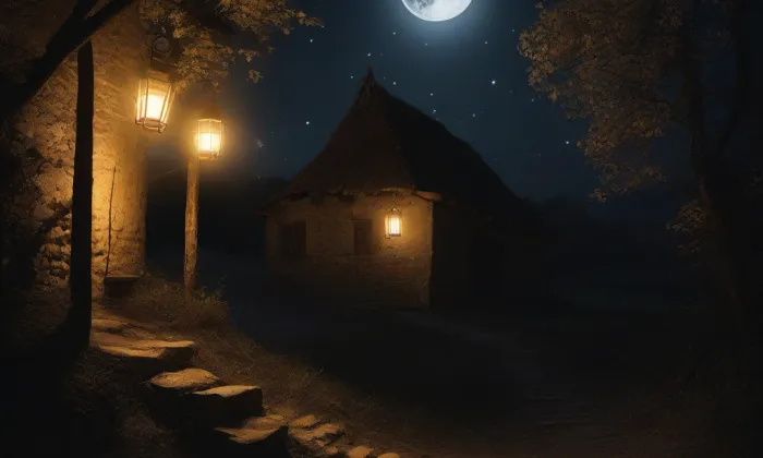 Kostel svatého Vavřince (Vizovice) – noc