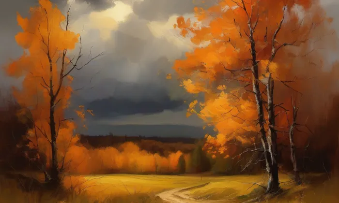 kostel svatého Vavřince (Vojkovice) – autumn