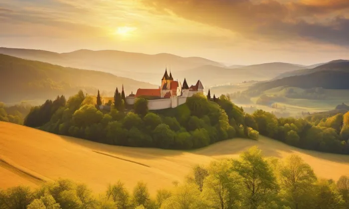 Kostel svatého Vavřince v Jezvém – summer