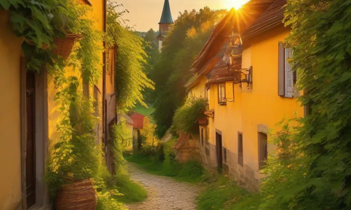 Kostel svatého Vendelína (Perštejn) – summer