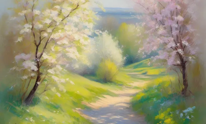 kostel svatého Vincence z Pauly s farou – spring