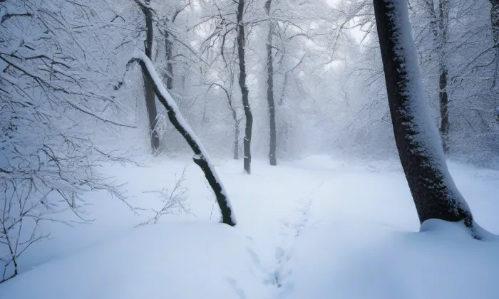 kostel svatého Vincence z Pauly s farou – winter