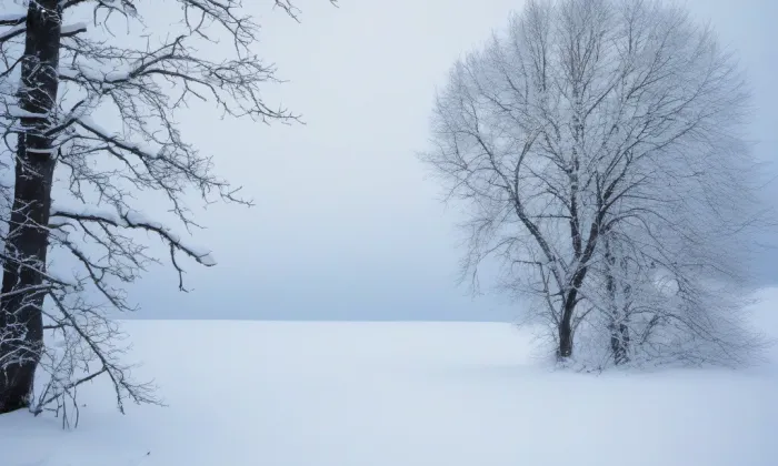 Kostel svatého Vojtěcha (Počaply) – winter