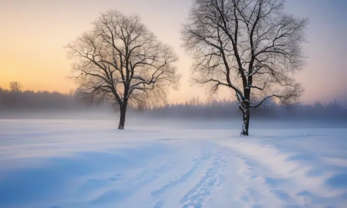 Kostel svatého Vojtěcha v Přerově nad Labem – winter