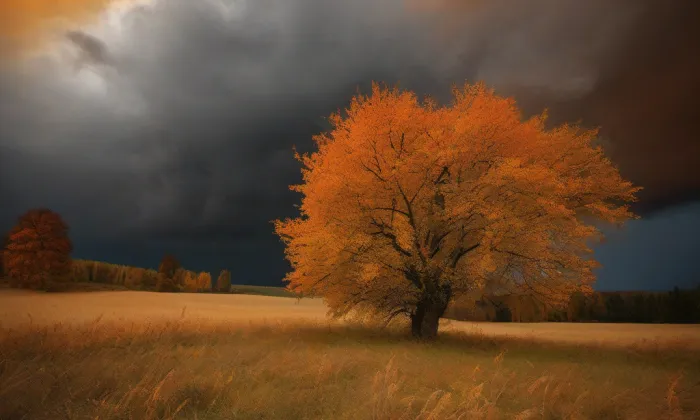 Kostel Tří králů (Břidličná) – autumn