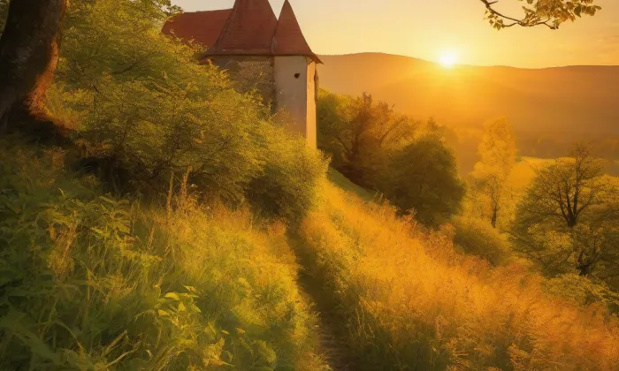 Kostel Umučení svatého Jana Křtitele (Solnice) – summer