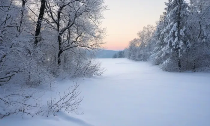Kostel Všech svatých (Albrechtice) – winter