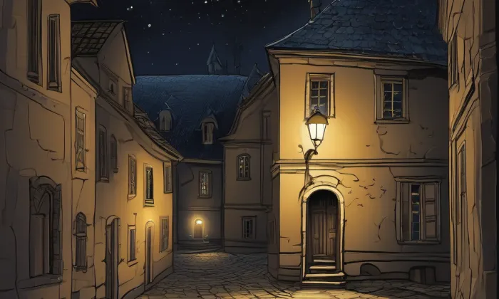 Kostel Všech svatých (Arnultovice) – noc