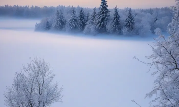 Kostel Všech svatých (Bratronice) – winter