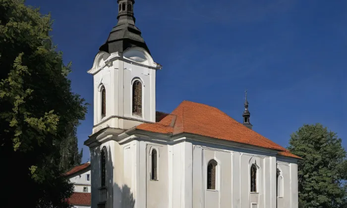 Kostel Všech svatých (Hředle) – historical