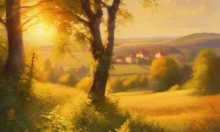 Kostel Všech svatých (Hředle) – summer