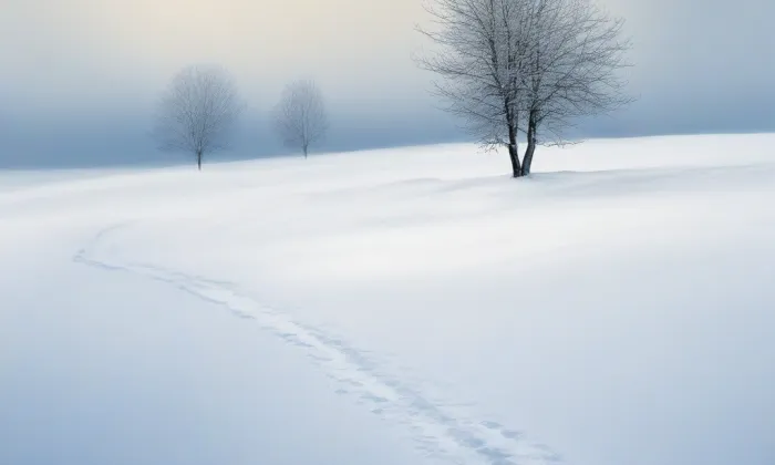 kostel Všech svatých (Janov) – winter