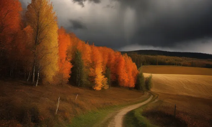 Kostel Všech svatých (Kolín IV) – autumn