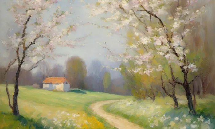Kostel Všech svatých (Přeskače) – spring