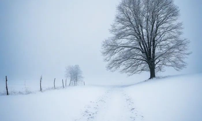 Kostel Všech svatých (Sedloňov) – winter