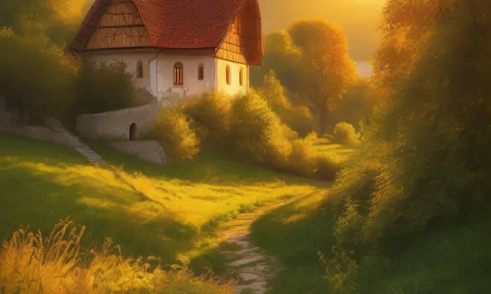 Kostel Všech svatých (Volyně) – summer