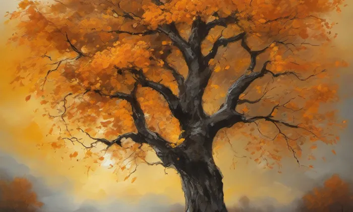kostel v Modré – autumn