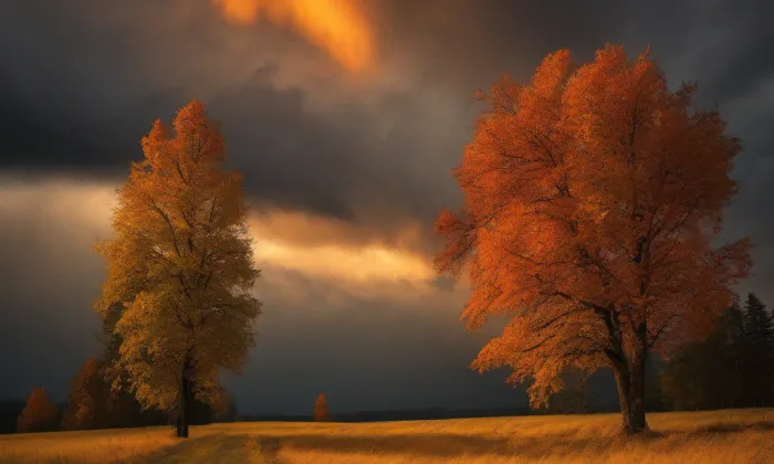 kostel Zvěstování Panny Marie (Živanice) – autumn