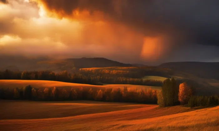 Kostomlaty pod Milešovkou – autumn