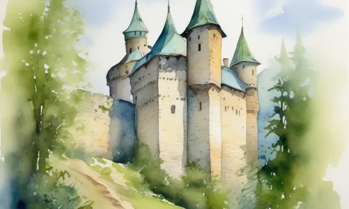Kozlov – akvarel