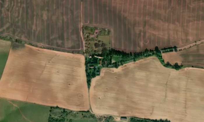 Královské údolí – letecký pohled