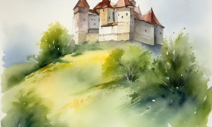Krupka – akvarel