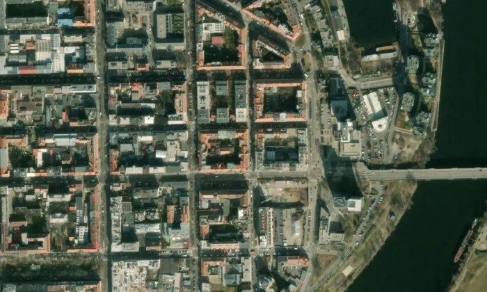 Kulturní dům Domovina – letecký pohled