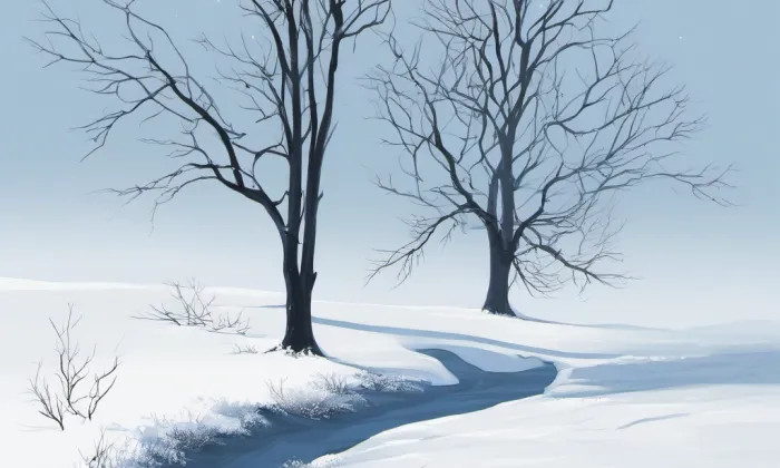 Lávka Velké Moravy – winter