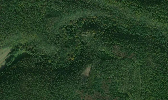 Lapikus – letecký pohled