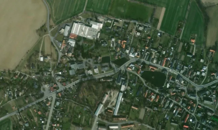 Litultovice – letecký pohled